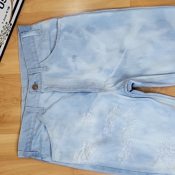 VINTAGE 1970's Orange Tab Levi's Bell Bottom Jeans - Picture 3 of 13